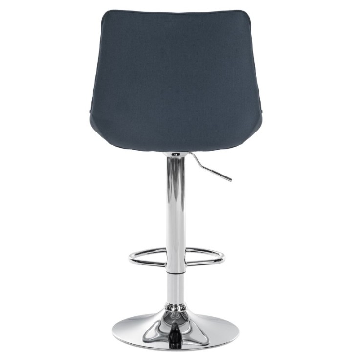 2er Set Barhocker Toni Stoff chrom