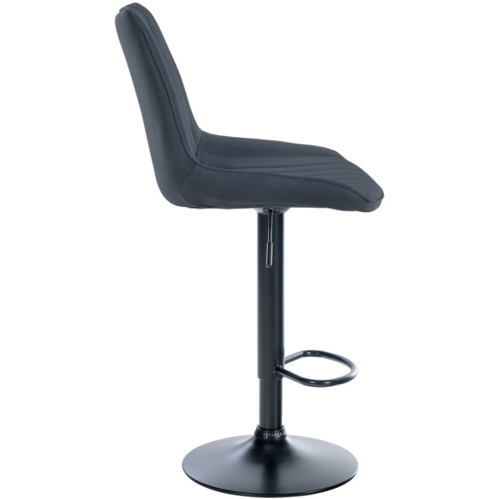 2er Set Barhocker Toni Stoff schwarz