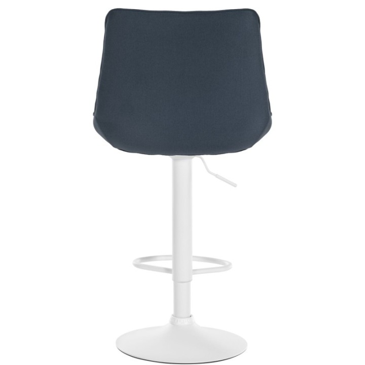 2er Set Barhocker Toni Stoff weiß