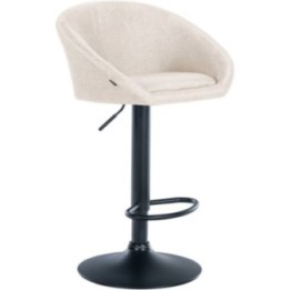 Barhocker Davie Stoff schwarz