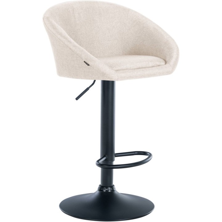 Barhocker Davie Stoff schwarz