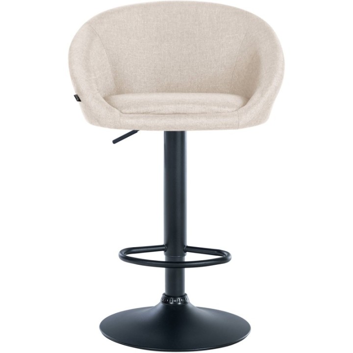 Barhocker Davie Stoff schwarz