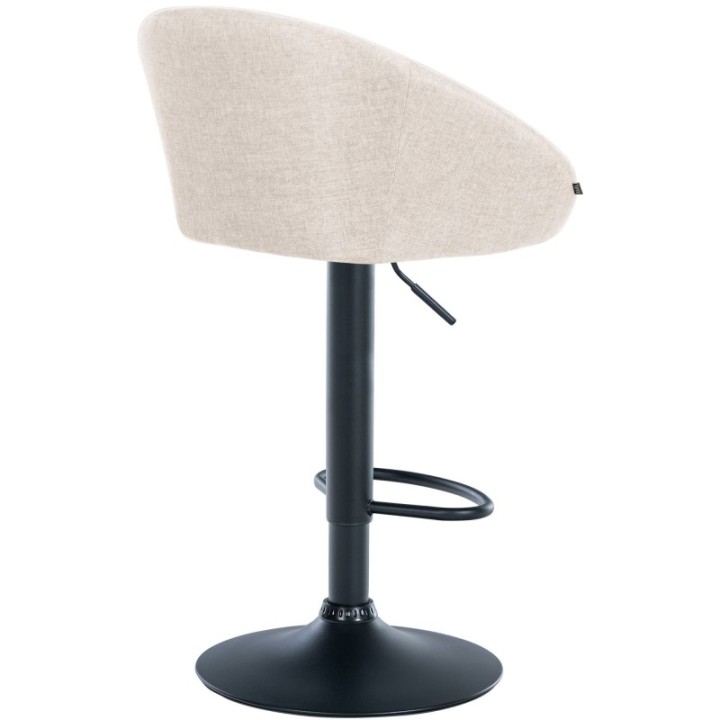 Barhocker Davie Stoff schwarz