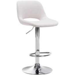 Barhocker Camden Stoff chrom