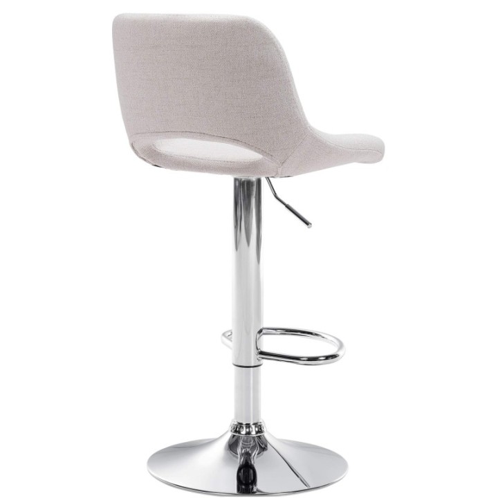 Barhocker Camden Stoff chrom