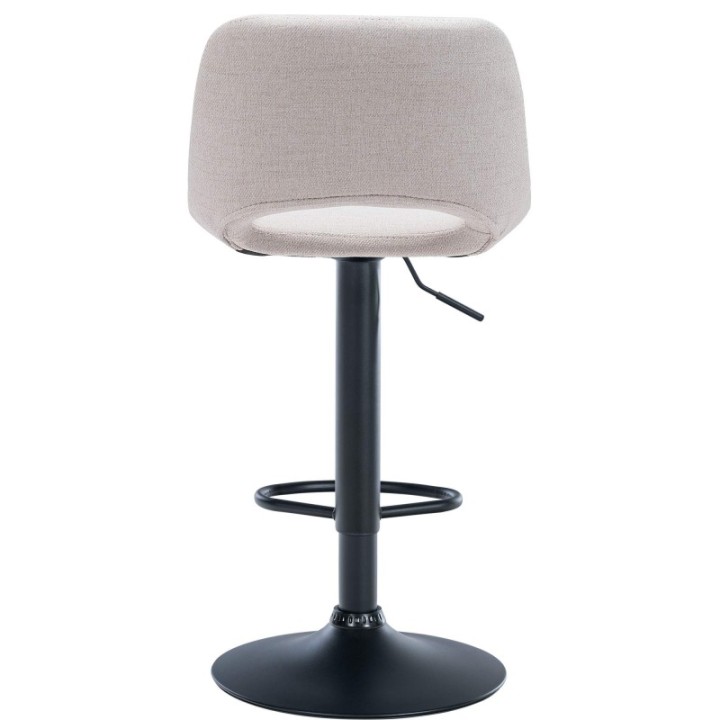 Barhocker Camden Stoff schwarz