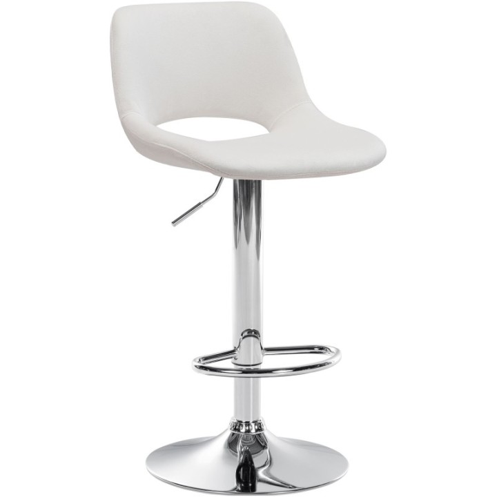 Barhocker Camden Samt chrom