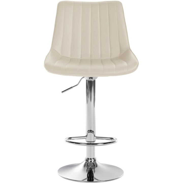 2er Set Barhocker Toni Kunstleder chrom