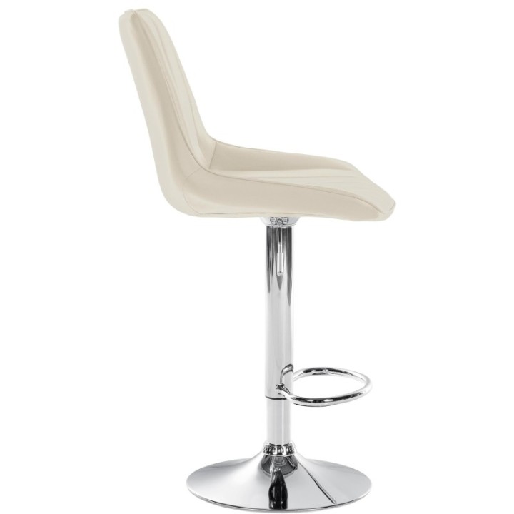 2er Set Barhocker Toni Kunstleder chrom