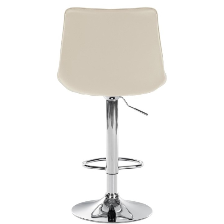 2er Set Barhocker Toni Kunstleder chrom