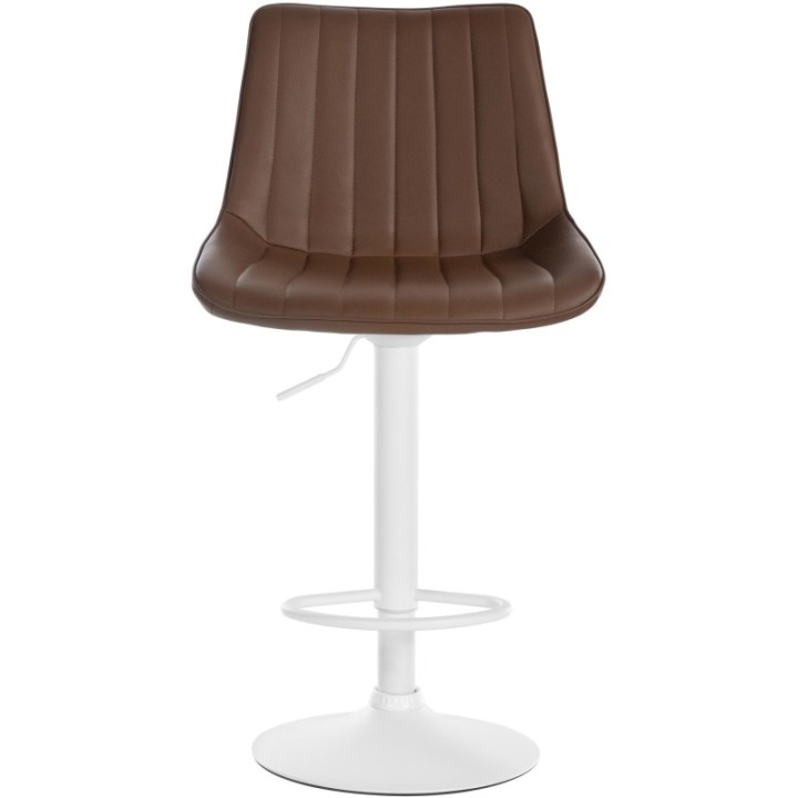 2er Set Barhocker Toni Kunstleder weiß