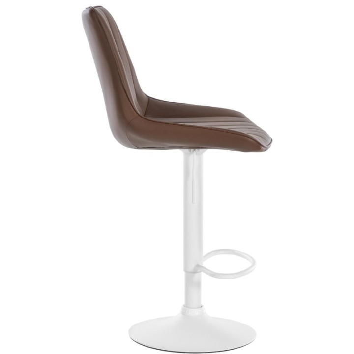 2er Set Barhocker Toni Kunstleder weiß