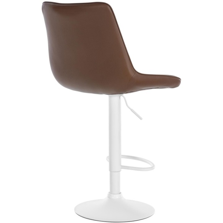 2er Set Barhocker Toni Kunstleder weiß