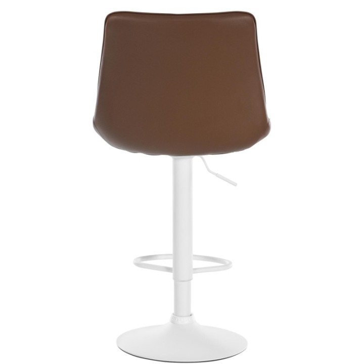 2er Set Barhocker Toni Kunstleder weiß