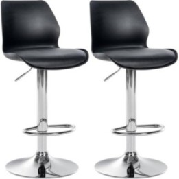 2er Set Barhocker Gilbert Kunststoff