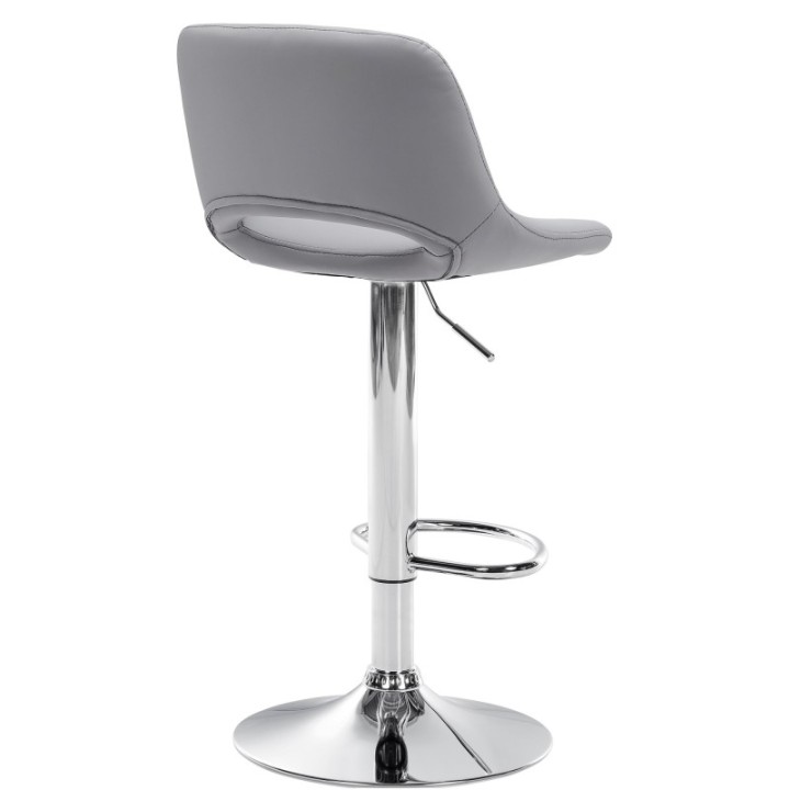 2er Set Barhocker Camden Kunstleder chrom
