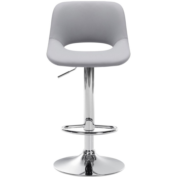 2er Set Barhocker Camden Kunstleder chrom