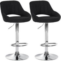 2er Set Barhocker Milet Stoff C