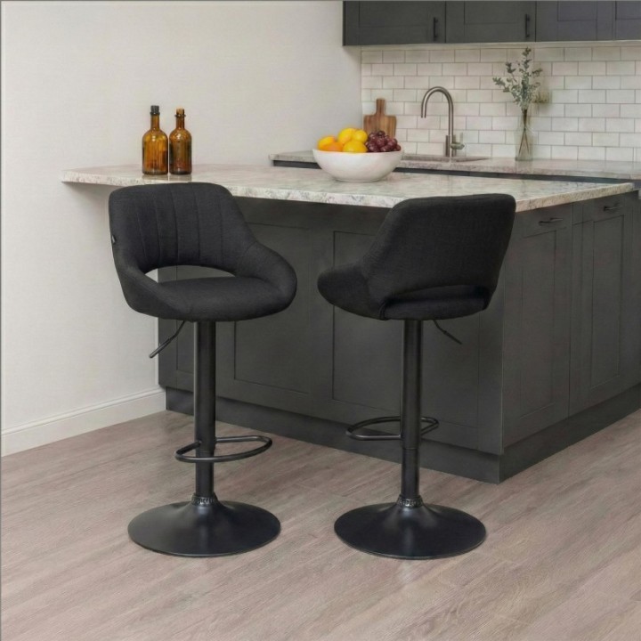 2er Set Barhocker Milet Stoff B