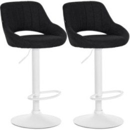 2er Set Barhocker Milet Stoff W