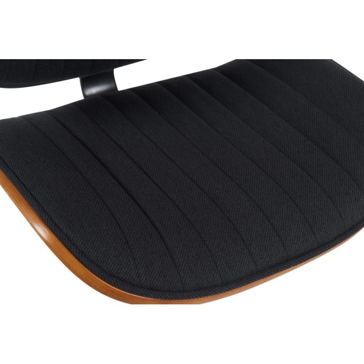 2er Set Barhocker Clawson Stoff schwarz