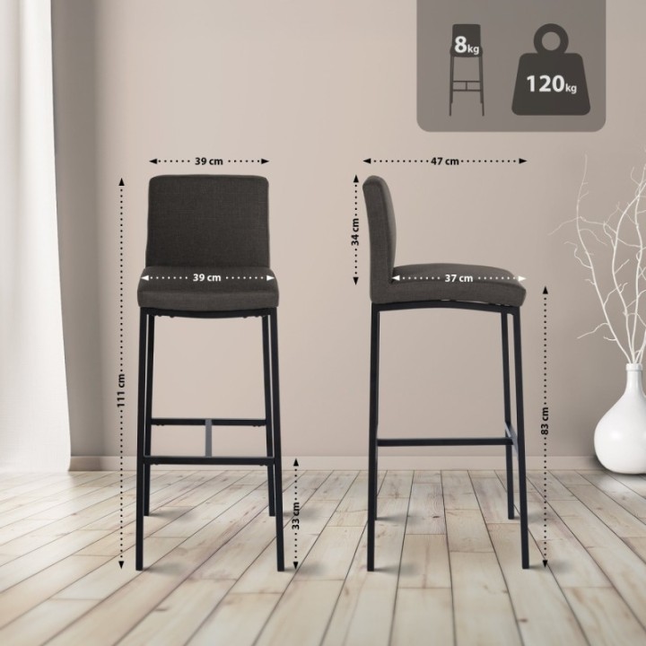 Barhocker Freeport Stoff B