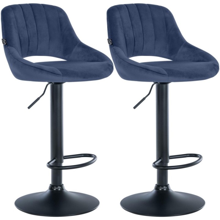 2er Set Barhocker Milet Samt B