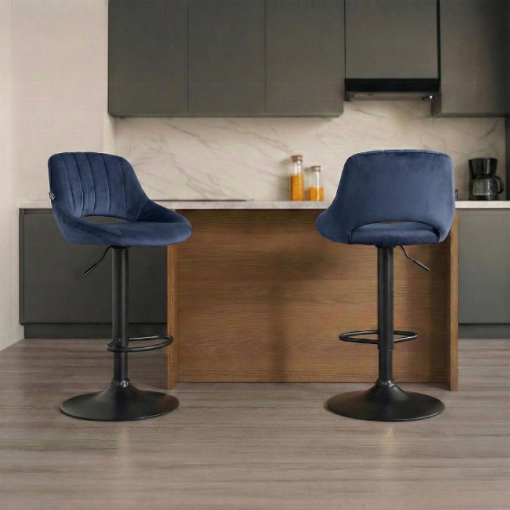 2er Set Barhocker Milet Samt B