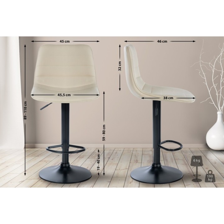2er Set Barhocker Lex Kunstleder B