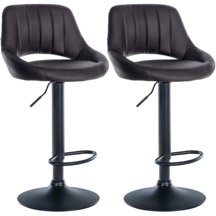 2er Set Barhocker Milet Kunstleder B