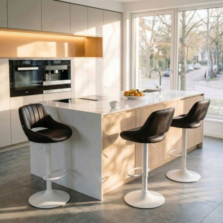 2er Set Barhocker Milet Kunstleder W
