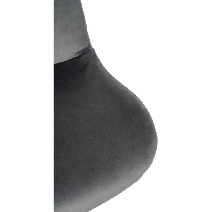 Barhocker Solon Schwarz Samt