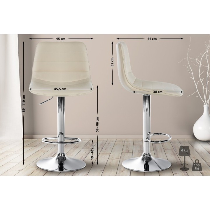 2er Set Barhocker Lex Kunstleder C