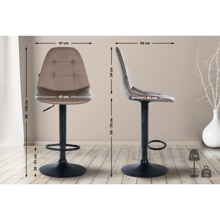 Barhocker Elmore Kunstleder B