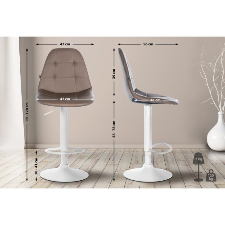 Barhocker Elmore Kunstleder W