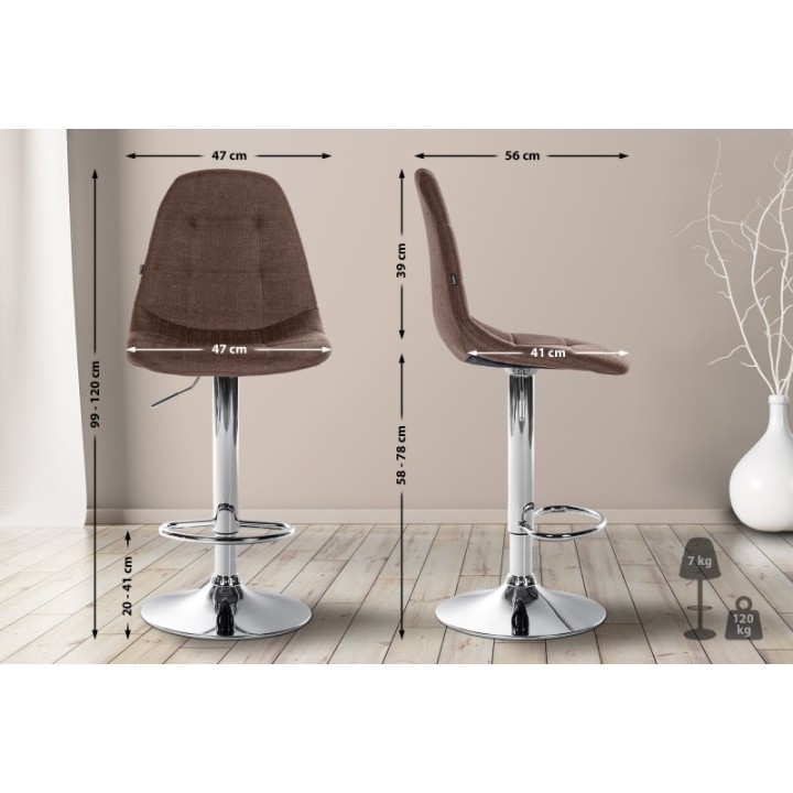 Barhocker Elmore Stoff C