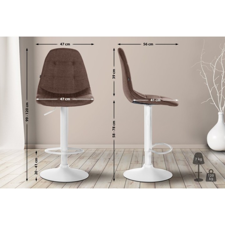 Barhocker Elmore Stoff W