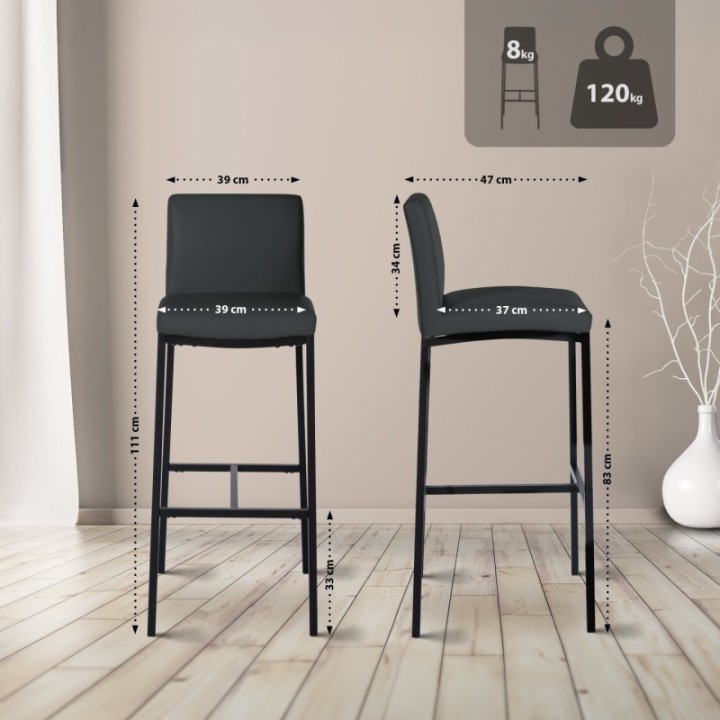 Barhocker Freeport Kunstleder B