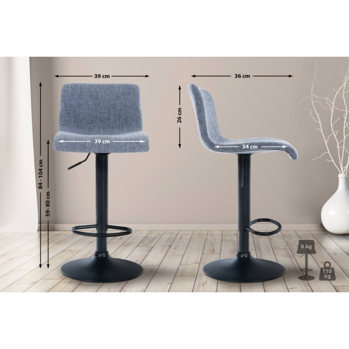 Barhocker Hoover Stoff B