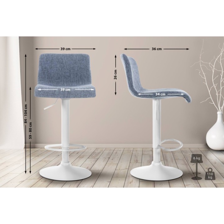 Barhocker Hoover Stoff W