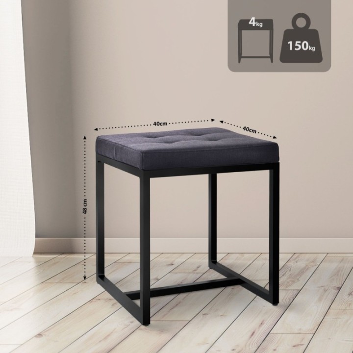 Sitzhocker Barci B Stoff