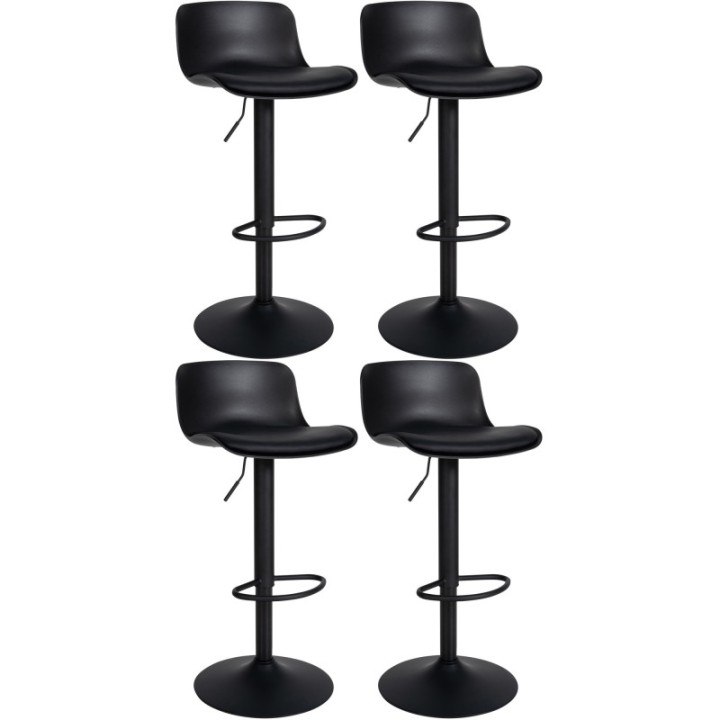 4er Set Barhocker Almada Kunstleder