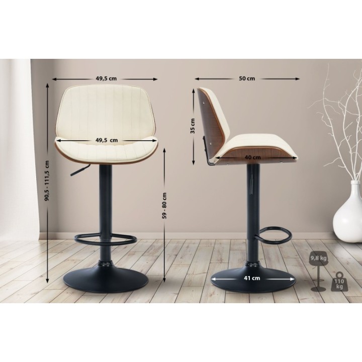 2er Set Barhocker Nova Kunstleder
