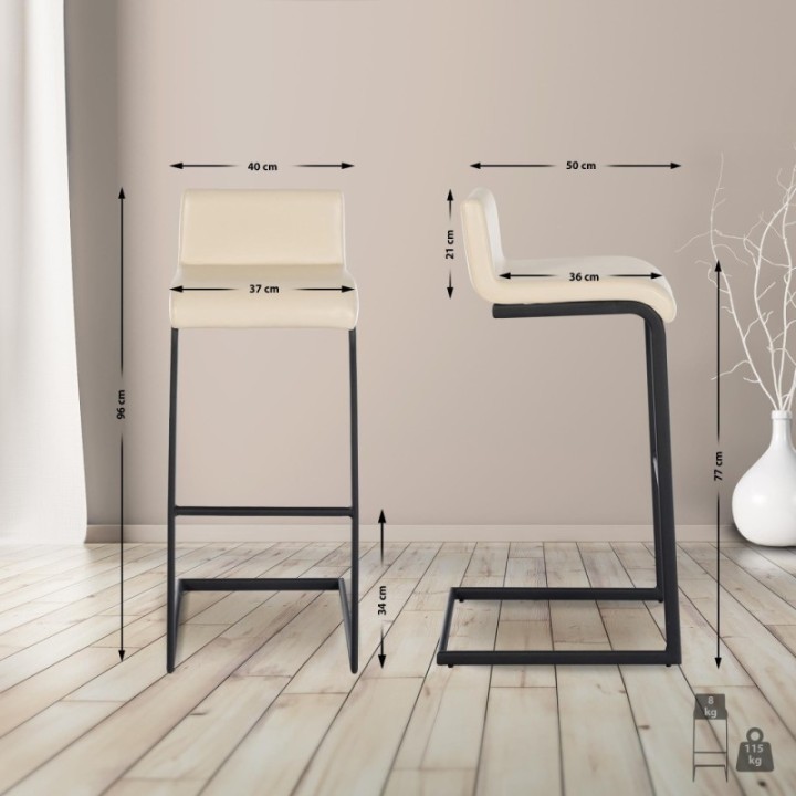 Barhocker Newport Kunstleder B