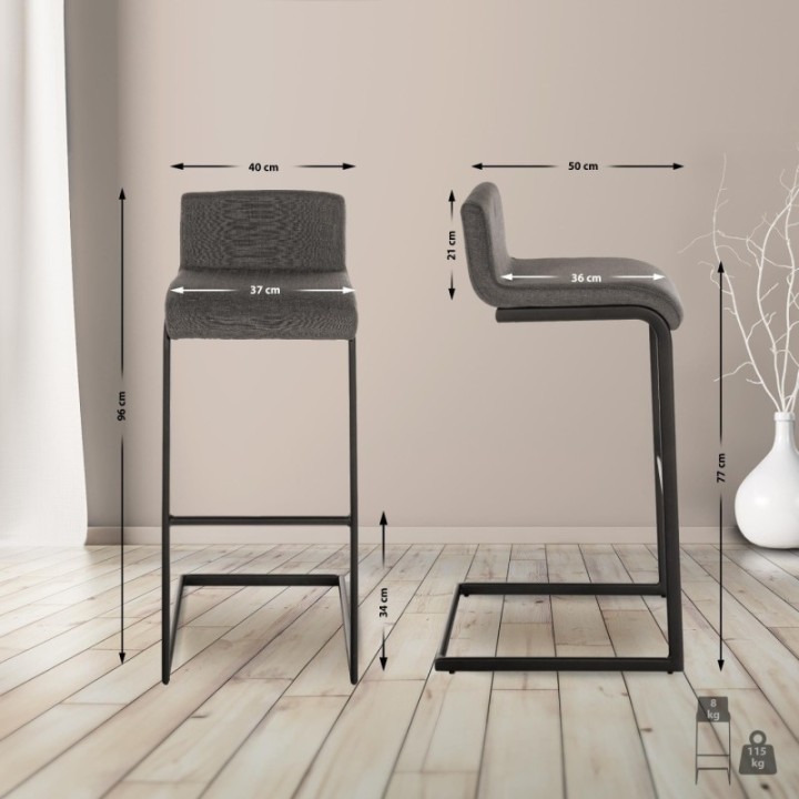Barhocker Newport Stoff B