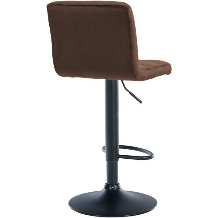2er Set Barhocker Peru Samt schwarz
