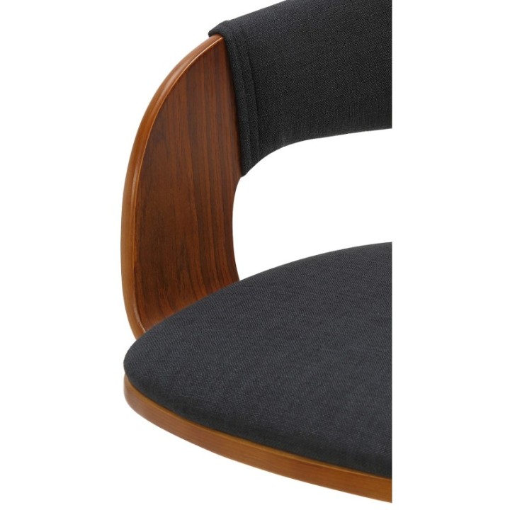 2er Set Barhocker Nilse Stoff schwarz