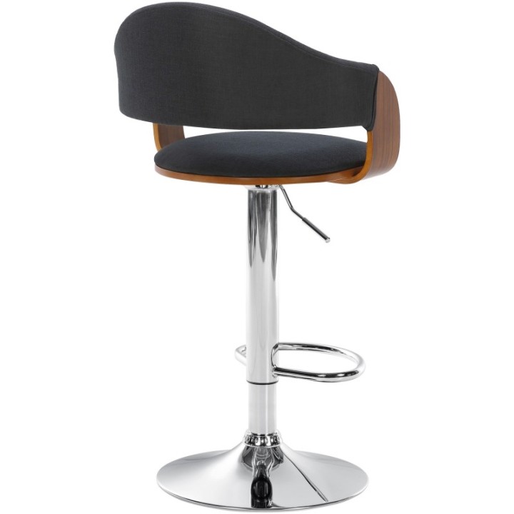 2er Set Barhocker Nilse Stoff chrom