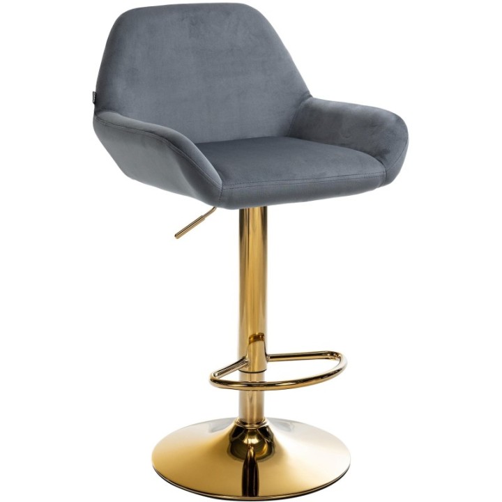 Barhocker Braga Gold Samt