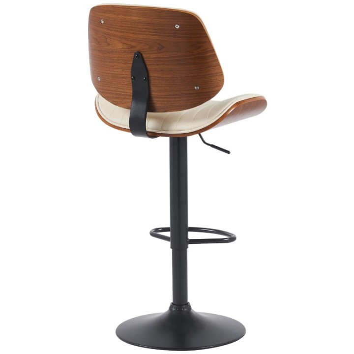 Barhocker Clawson Kunstleder schwarz